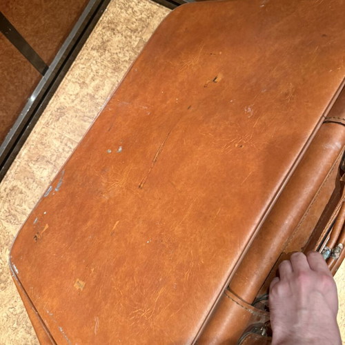 Divi vintage βαλίτσα σαν καινούργιο, καφέ