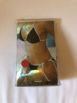 Swatch Bikini Collectible Watch like new, blue multicolor