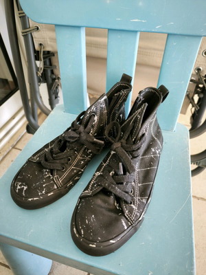 Sneakers Zara για αγόρι 34 σαν καινούργια, μαύρο και άσπρο