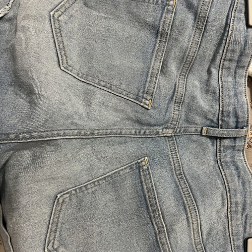 H&M Jean shorts like new, size L 40 12, blue