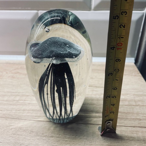 Murano glass jellyfish collectible used decoration