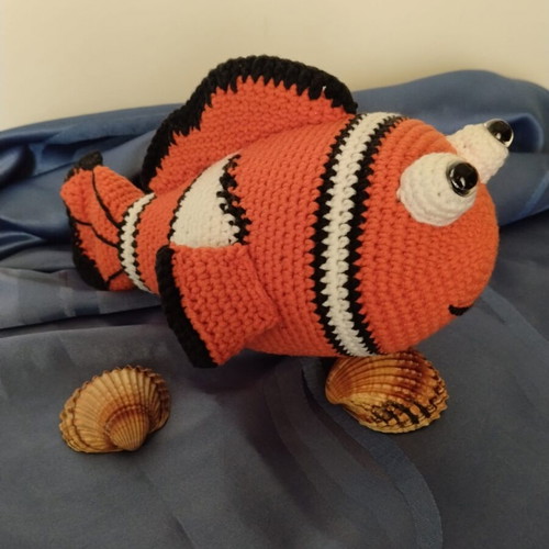 Handmade amigurumi clown fish new