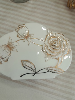 Χαρτοπετσετοθήκη πορσελάνης Inart 13x10hx6cm καινούργιο