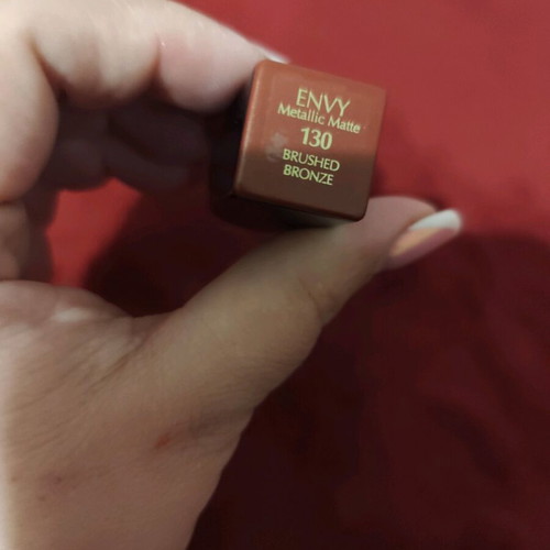 Estée Lauder Envy Metallic Matte 130 Brushed Bronze Lipstick like new