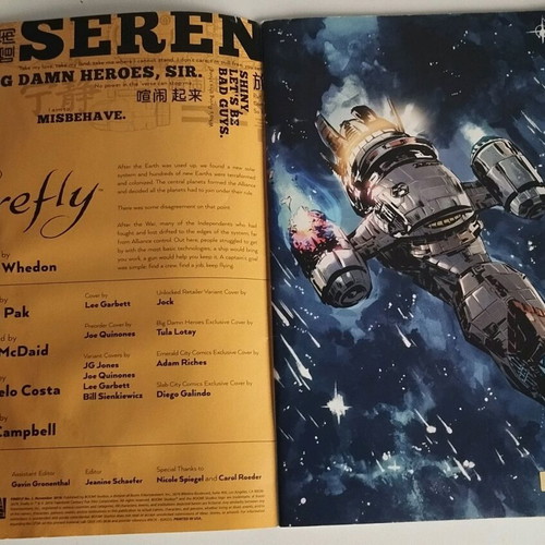 Firefly No1 comic used BOOM studios