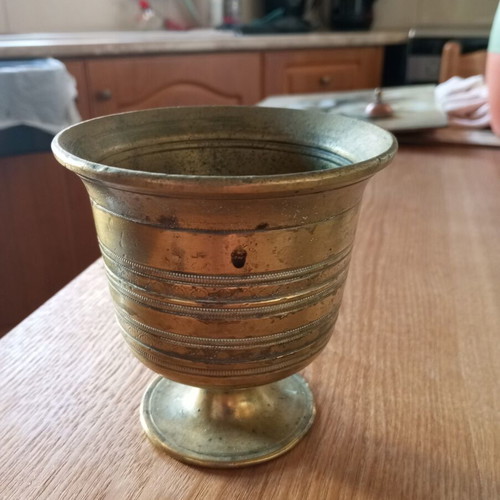 Bronze mortar used, 750 gr