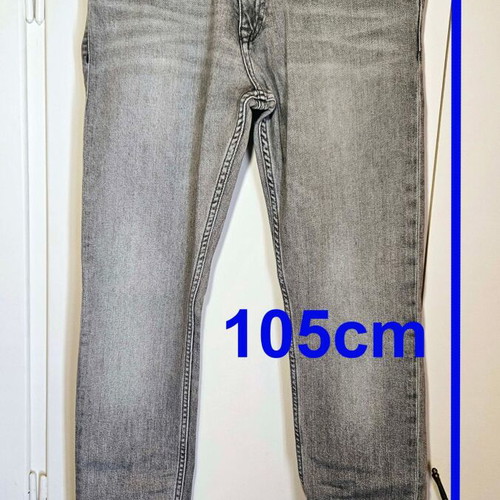 Calvin Klein Jeans men's light gray denim pants size M used