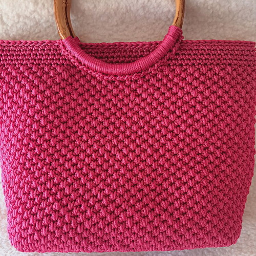 Handbag handmade knitted new