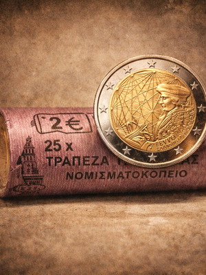 Ρολό 2€ Erasmus 2022 Ελλάδας ακυκλοφόρητο UNC