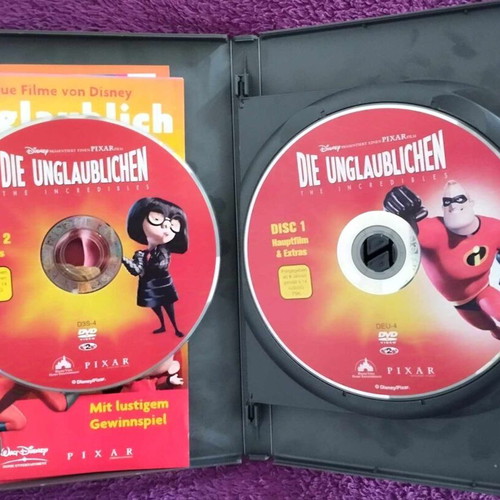 Disney Pixar Die Unglaublichen 2-Disc DVD Set like new, German