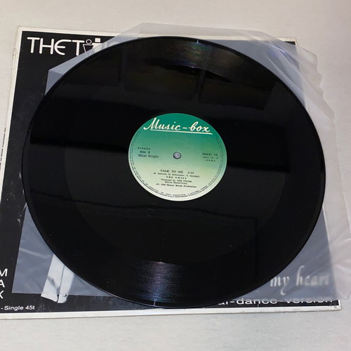 Italo Disco Synth The Twins Deep Within My Heart rare Greek maxi single Dance Version