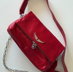 Zadig & Voltaire Crossbody bag like new, red leather