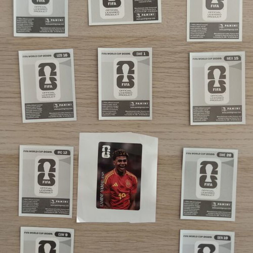 Panini World Cup stickers new, Argentina, France, Lamine Yamal
