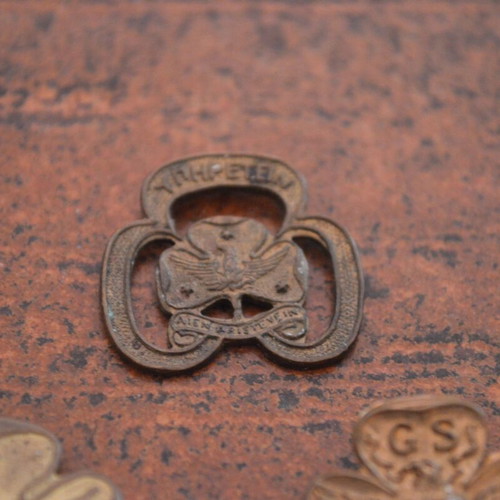 Scout pins used, set of 3, Greek and American