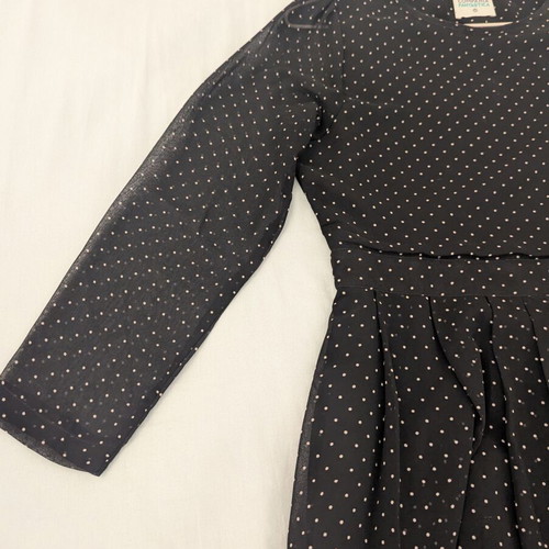 Compañía Fantástica Polka Dot Mini Dress like new, black and white