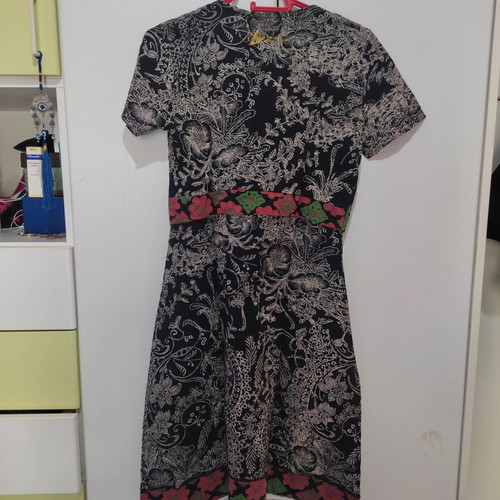 Desigual colorful cotton dress used, size L