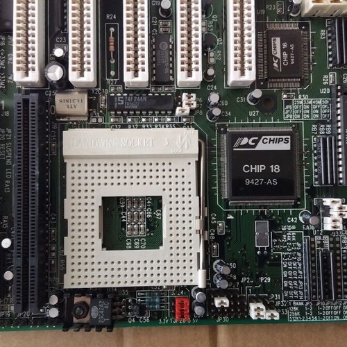 PC Chips Hsin Tech M912 v1.4 Socket 3 motherboard like new