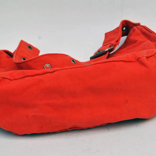 Levi's Y2K canvas shoulder bag used, red and orange