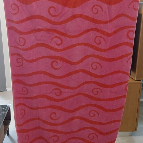 Cotton beach towel with fish pattern, like new