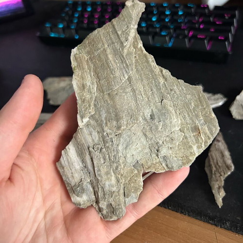 Gypsum crystals with bentonite inclusions from Patra new