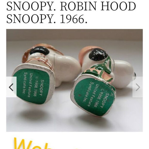 Snoopy collectible ceramic.