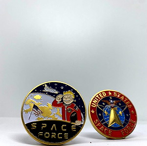 Space force fallout αναμνηστικό νόμισμα