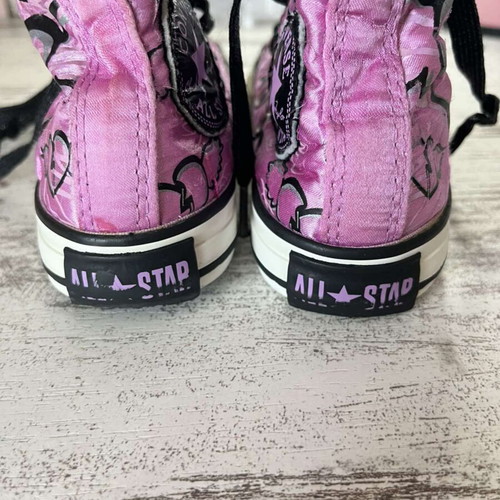 Converse Chuck Taylor pink boots like new, size 27