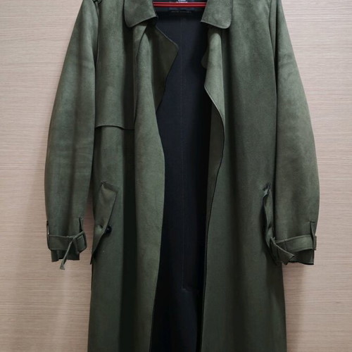 Zara coat like new, green, size M
