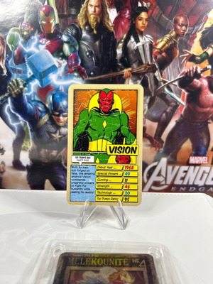 Vision card Marvel official Top Trumps mint condition
