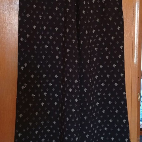 Summer printed pants like new, size M 38 10, black and white