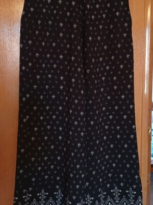 Summer printed pants like new, size M 38 10, black and white