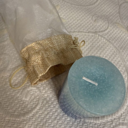 Paraffin candle with ocean scent new