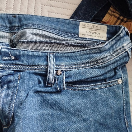 Diesel Lowky Jeans Pants like new, size W33 L32, blue