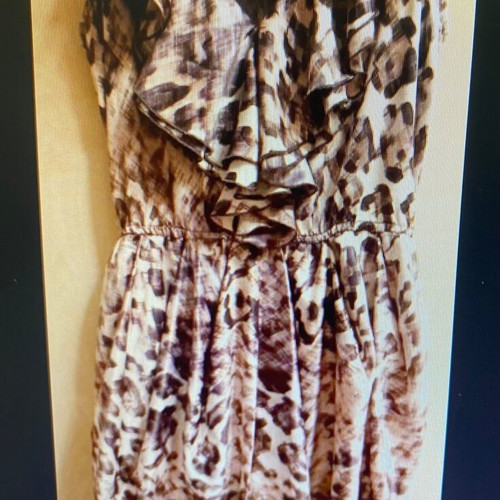 H&M dress small leopard like new