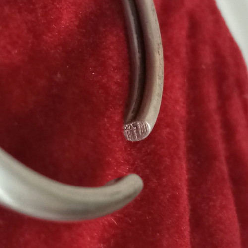 Silver gold bracelet 14k 925 used, wrist size 18-18.5cm