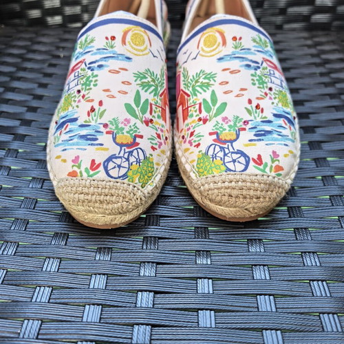 Kate Spade espadrilles, size 38, colorful
