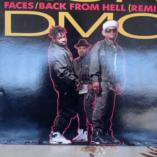 Run-D.M.C. Faces / Back From Hell Remix 12" vinyl single like new