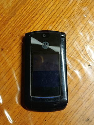 Motorola Razr V9 used, blue, with camera and memory card