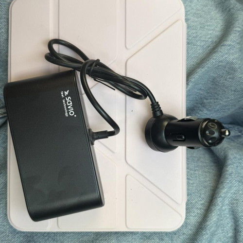 Car Cigarette Lighter Adapter with 3 Sockets and 2 USB Ports new