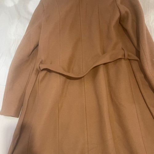 Wool coat used camel with belt Only
