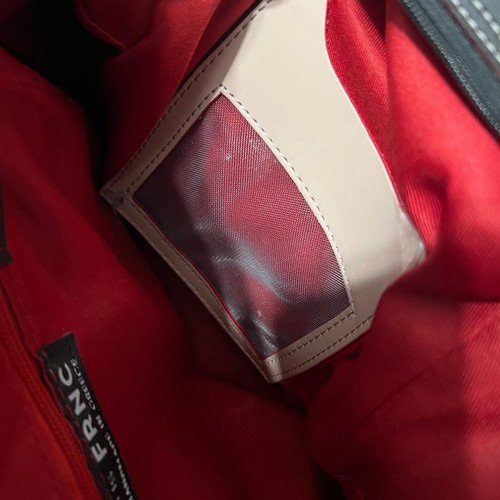 FRNC leather backpack used with pouch