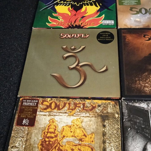Soulfly and Cavalera Conspiracy CD collection 17 albums like new