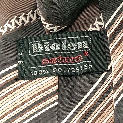 Diolen Setura vintage tie like new, beige and brown