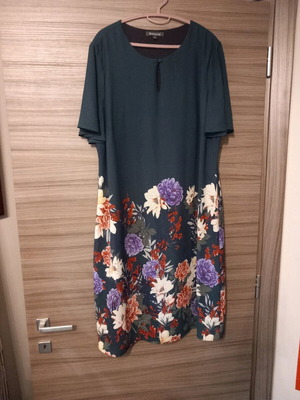 Bonmarche floral dress in green tones like new