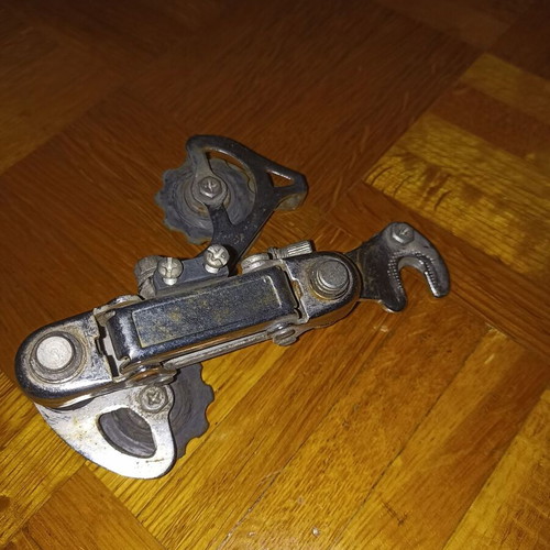 Bicycle derailleur silver used