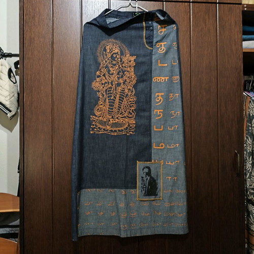 Denim skirt new blue without tag, size S