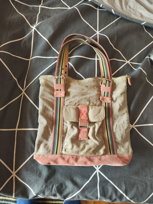 Alexi Andriotti women's handbag used, beige, hand-held