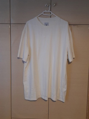 Karl Kani ριγέ T-shirt L καινούριο, μπεζ