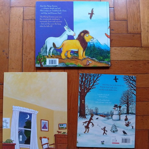 Children's illustrated book set of 3, English