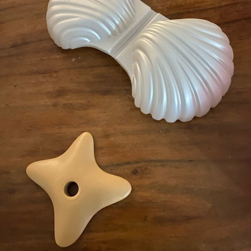 Playmobil set with mermaids and suitcase used